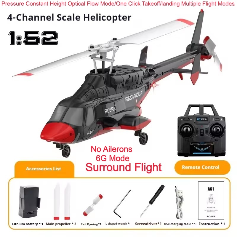 Rc Helicopter Gyro - Professional Flybarless 6G Mode Stunt MINI