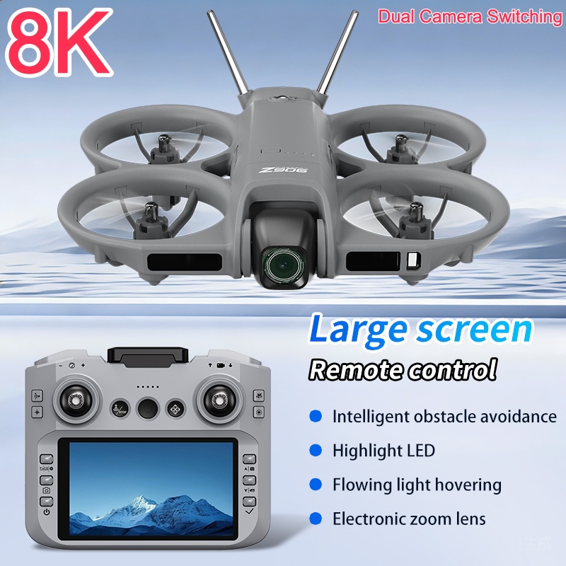 Rc Helicopter Electric - 8K ESC Camera Drone Optical Flow