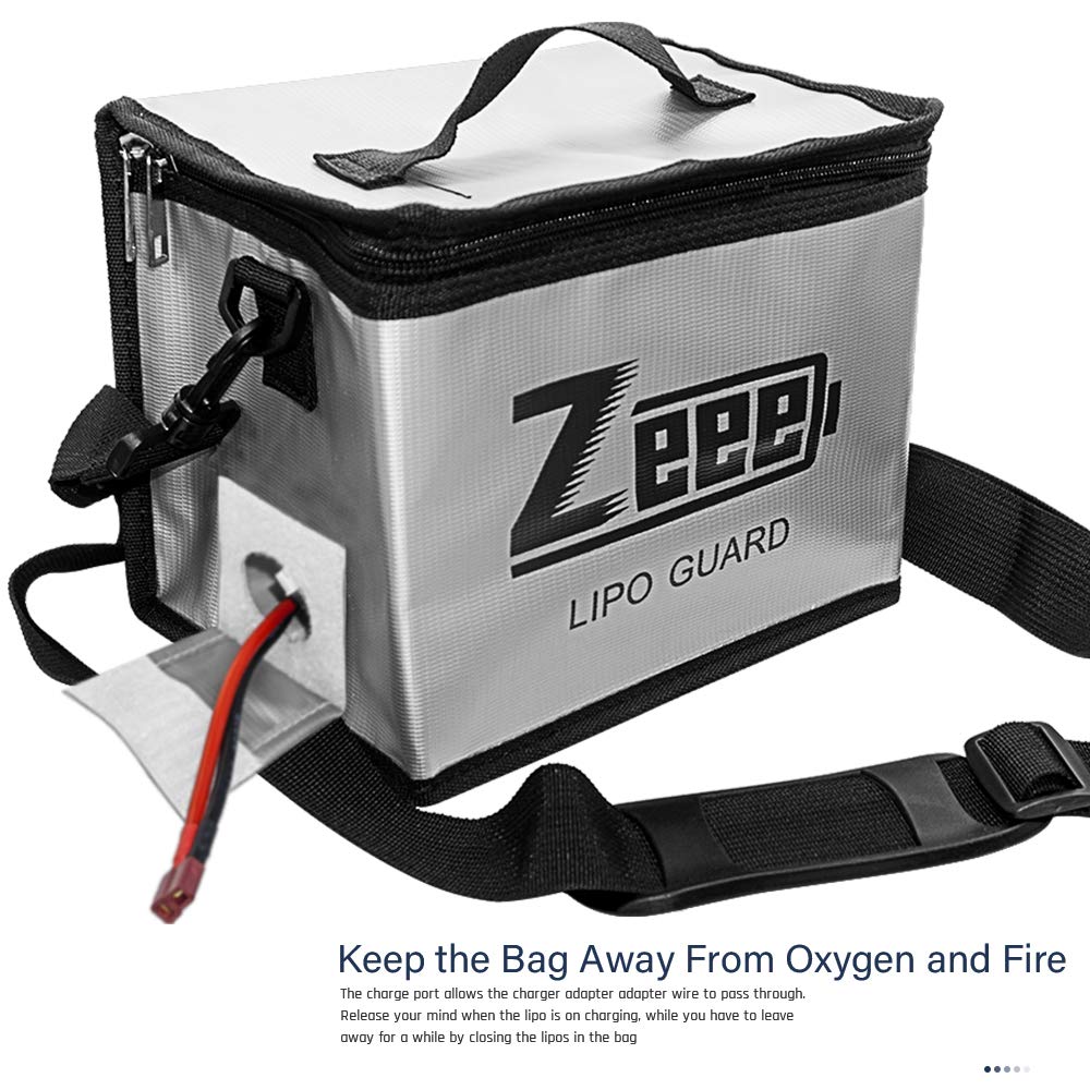 Zeee Lipo Battery Safe Bag 215 - огляд і ціна Rc Helicopter Case