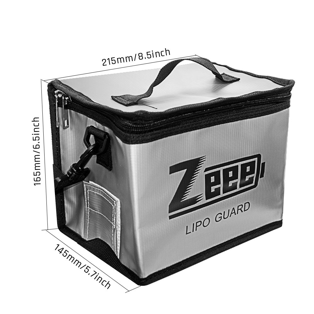 Zeee Lipo Battery Safe Bag 215 - огляд і ціна Rc Helicopter Case