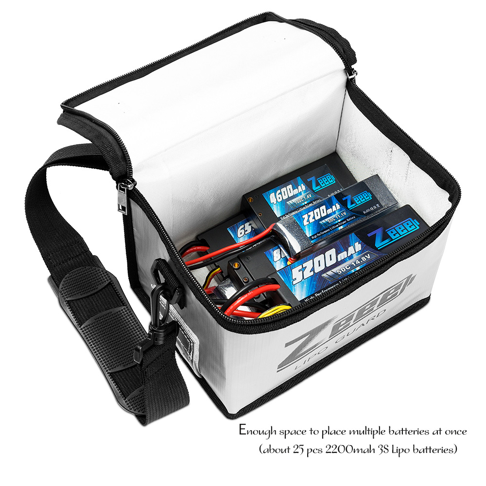 Zeee Lipo Battery Safe Bag 215 - огляд і ціна Rc Helicopter Case