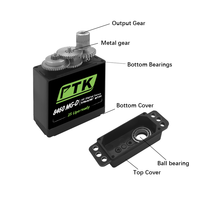 PTK 8460 MG-D9gDigital servo M - огляд і ціна Rc Helicopter Electric