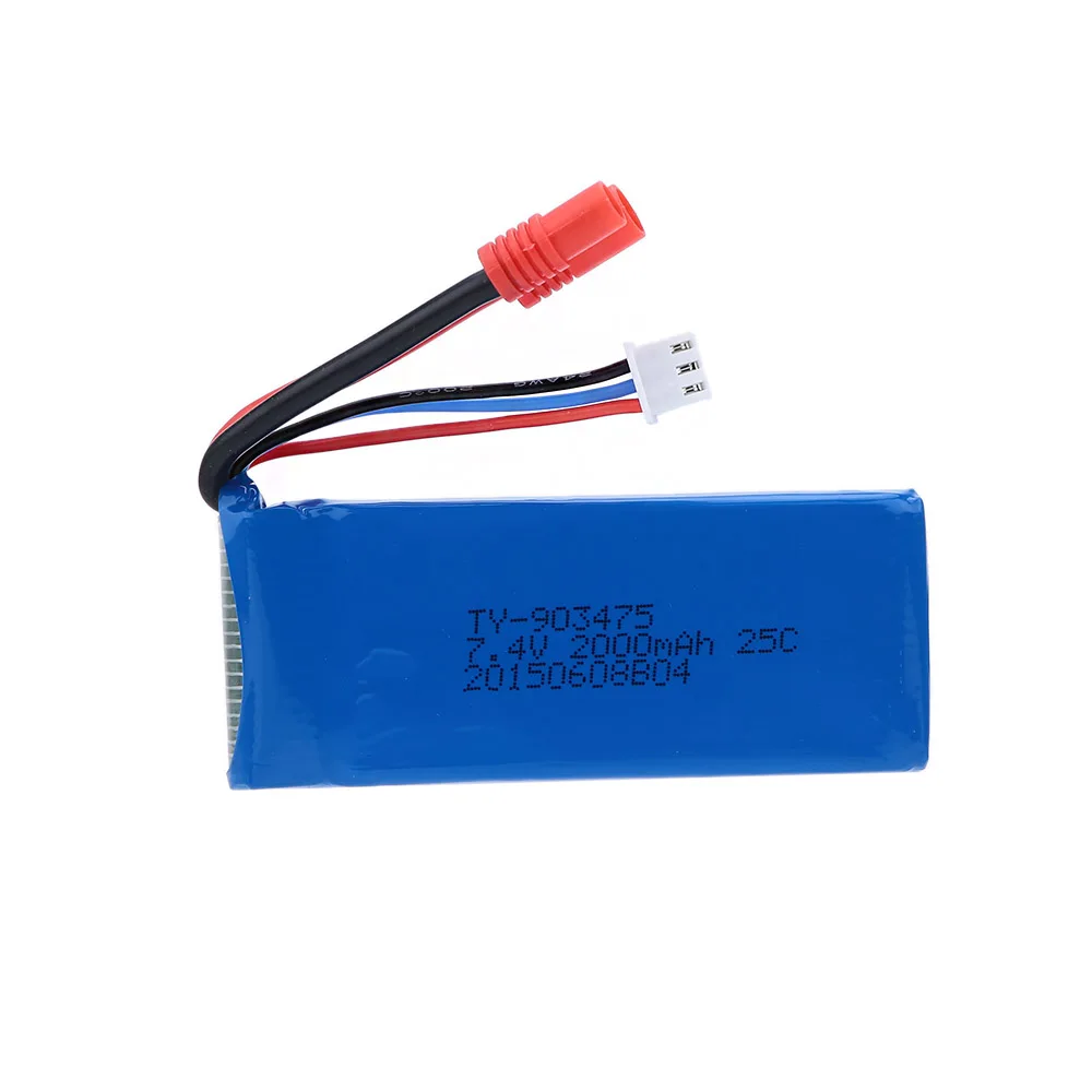 7.4V 2000mAh Battery  (Round C - огляд і ціна Rc Helicopter Coaxial